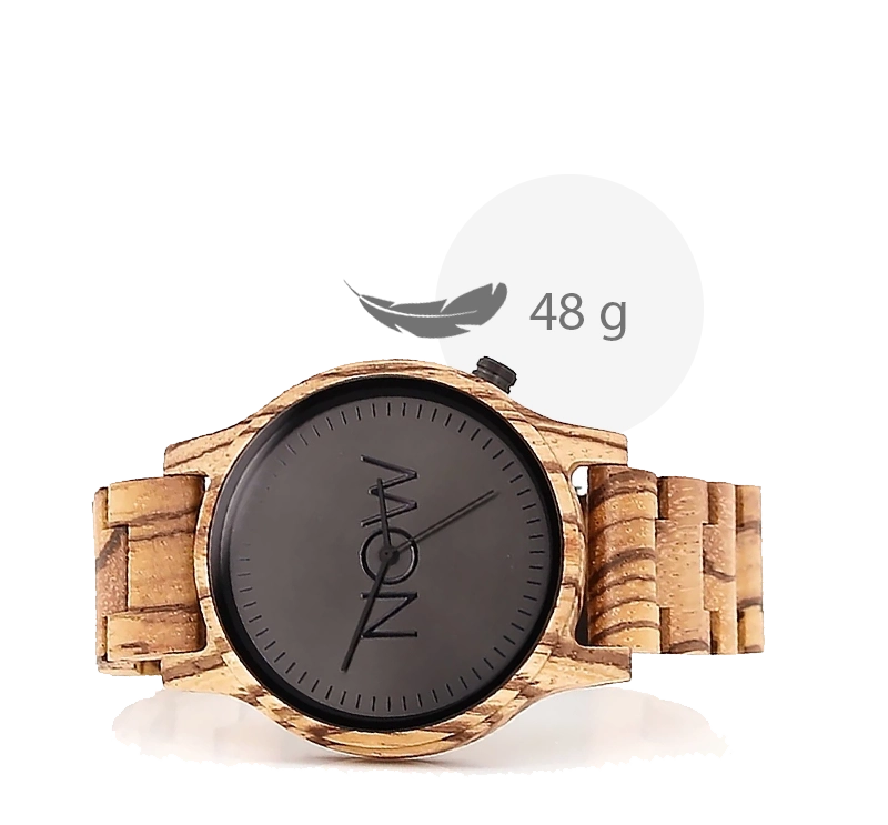 Drewniany zegarek - niewiarygodnie lekki i zdrowy w dotyku