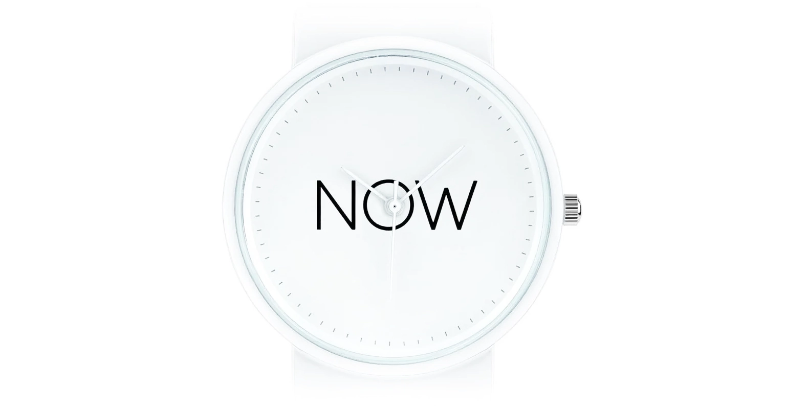 Zegarek NOW Watch - Zegarki które przypominają o życiu tu i teraz!
